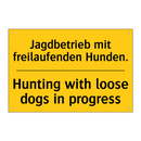 Jagdbetrieb mit freilaufenden /.../ - Hunting with loose dogs in progress/.../