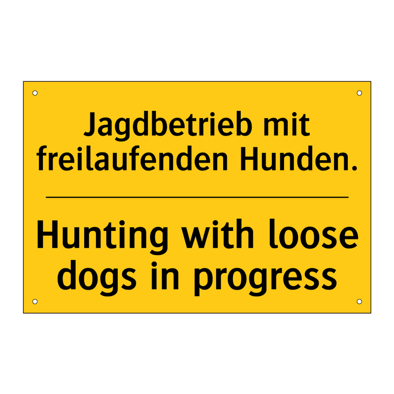 Jagdbetrieb mit freilaufenden /.../ - Hunting with loose dogs in progress/.../