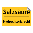 Salzsäure - Hydrochloric acid