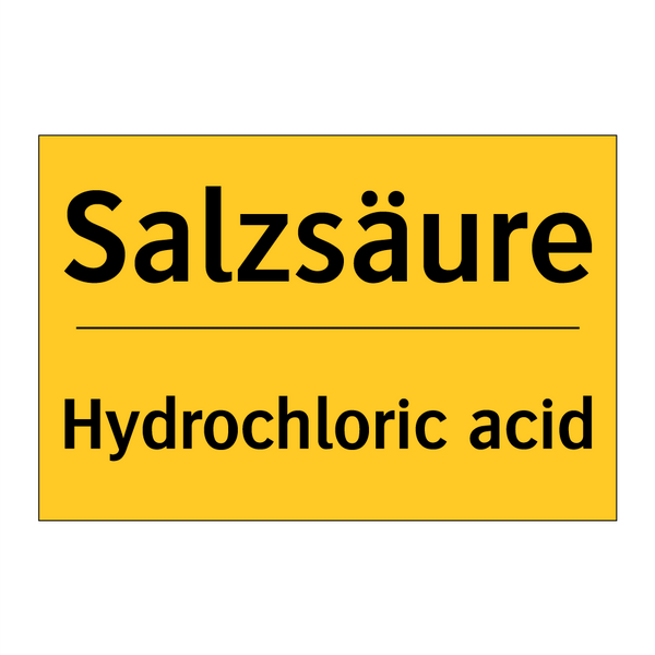 Salzsäure - Hydrochloric acid