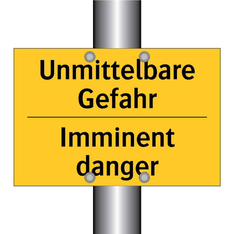 Unmittelbare Gefahr - Imminent danger