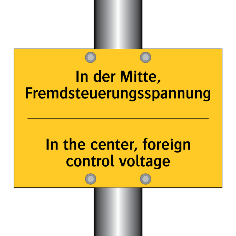 In der Mitte, Fremdsteuerungsspannung/.../ - In the center, foreign control /.../