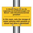 In diesem Raum ist nur die Lagerung /.../ - In this room, only the storage /.../