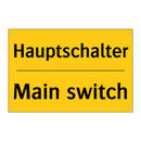 Hauptschalter - Main switch