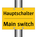 Hauptschalter - Main switch