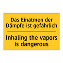 Das Einatmen der Dämpfe ist gefährlich/.../ - Inhaling the vapors is dangerous/.../