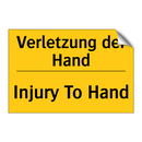 Verletzung der Hand - Injury To Hand