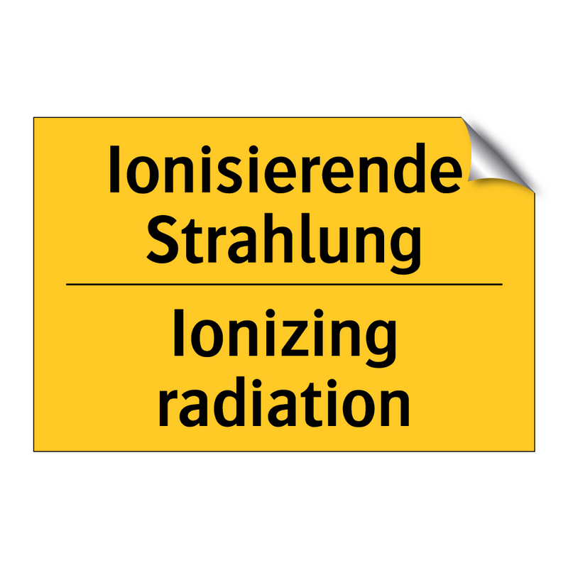 Ionisierende Strahlung - Ionizing radiation