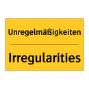 Unregelmäßigkeiten - Irregularities