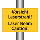 Vorsicht Laserstrahl! - Laser Beam Caution!