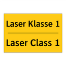 Laser Klasse 1 - Laser Class 1