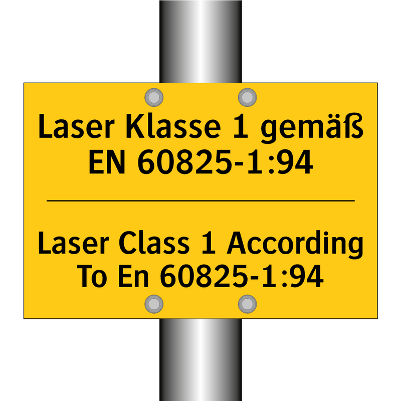 Laser Klasse 1 gemäß EN 60825-1:94/.../ - Laser Class 1 According To En /.../