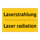 Laserstrahlung - Laser radiation