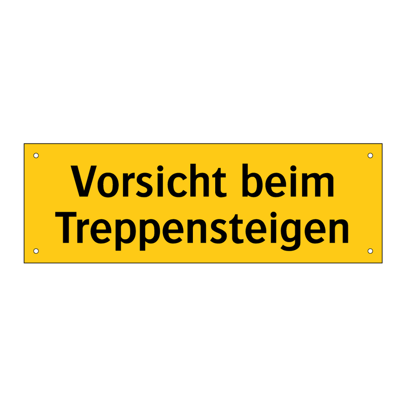Vorsicht beim Treppensteigen
