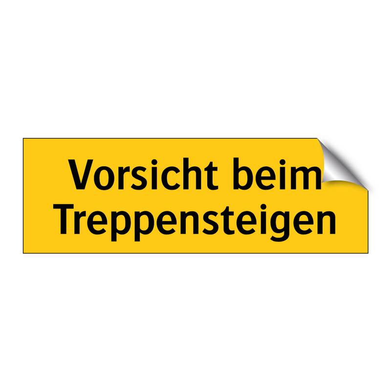 Vorsicht beim Treppensteigen