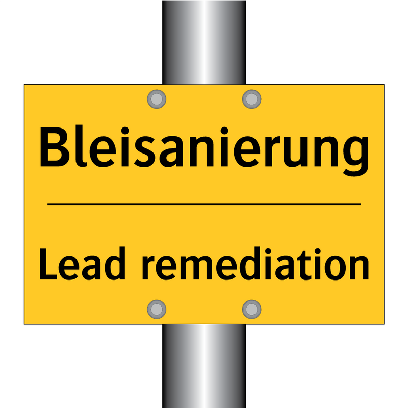 Bleisanierung - Lead remediation
