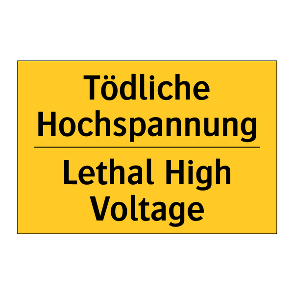Tödliche Hochspannung - Lethal High Voltage