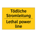 Tödliche Stromleitung - Lethal power line