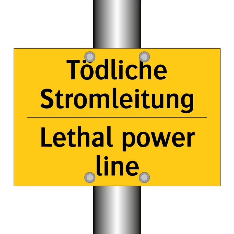 Tödliche Stromleitung - Lethal power line