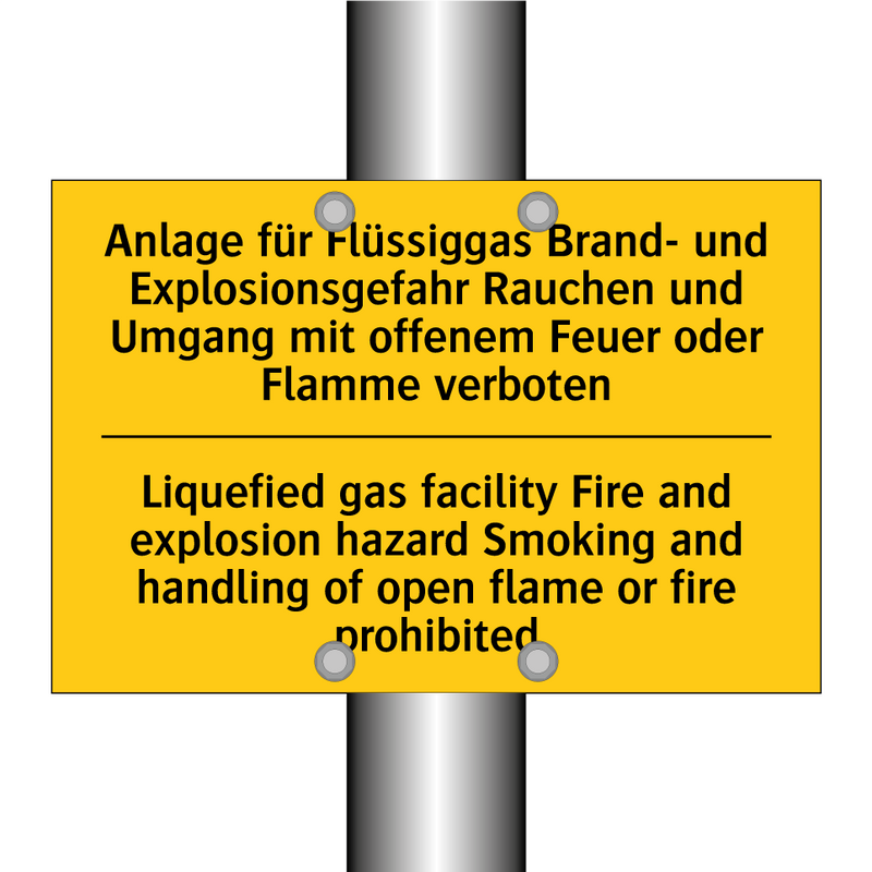 Anlage für Flüssiggas Brand- und /.../ - Liquefied gas facility Fire and /.../