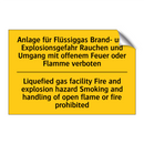 Anlage für Flüssiggas Brand- und /.../ - Liquefied gas facility Fire and /.../