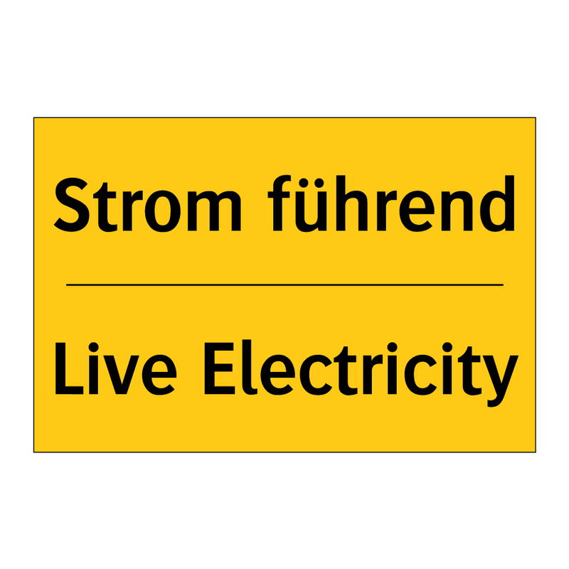 Strom führend - Live Electricity