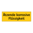 Ätzende korrosive Flüssigkeit