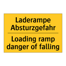 Laderampe Absturzgefahr - Loading ramp danger of falling