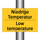 Niedrige Temperatur - Low temperature