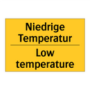 Niedrige Temperatur - Low temperature