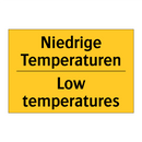 Niedrige Temperaturen - Low temperatures