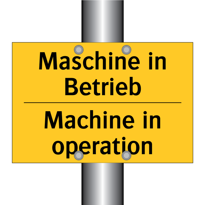 Maschine in Betrieb - Machine in operation