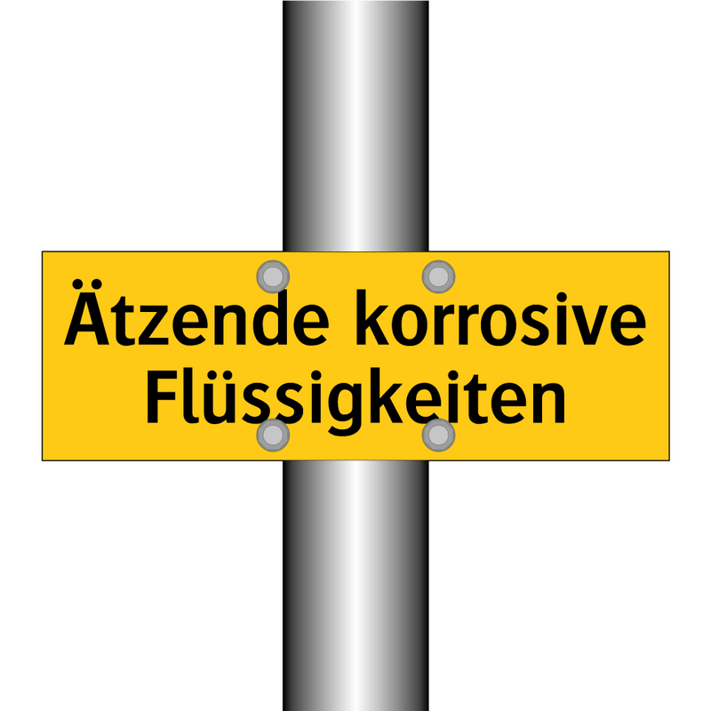 Ätzende korrosive Flüssigkeiten