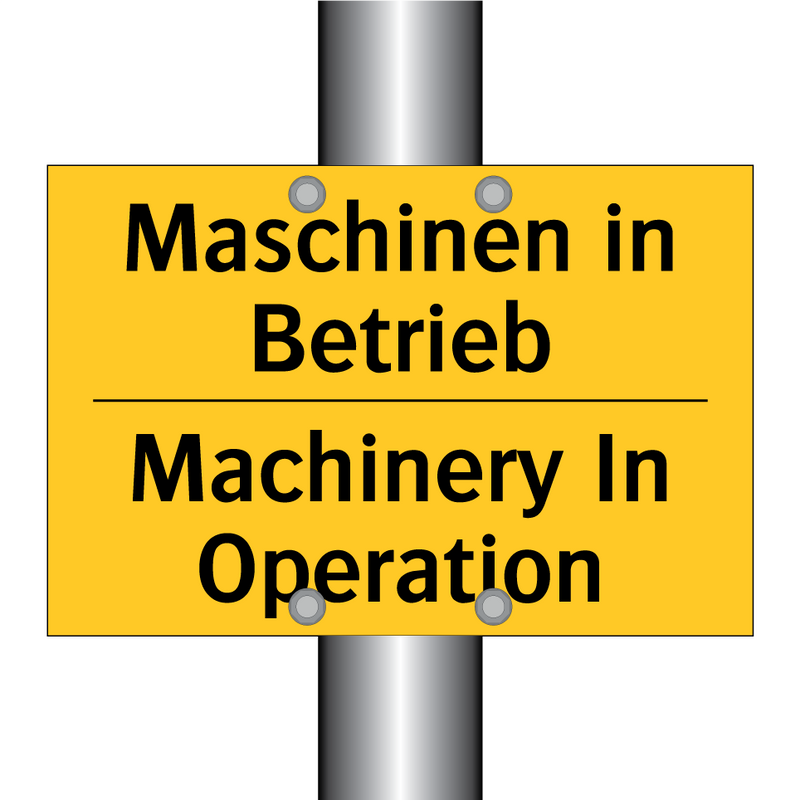 Maschinen in Betrieb - Machinery In Operation