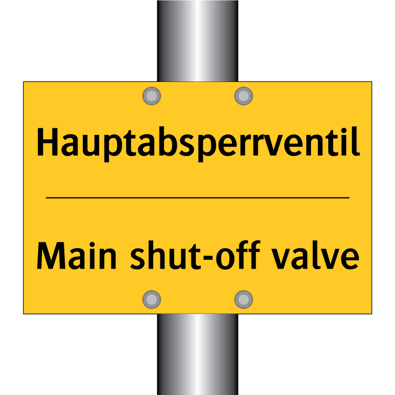 Hauptabsperrventil - Main shut-off valve
