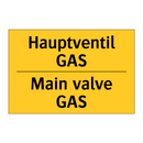 Hauptventil GAS - Main valve GAS