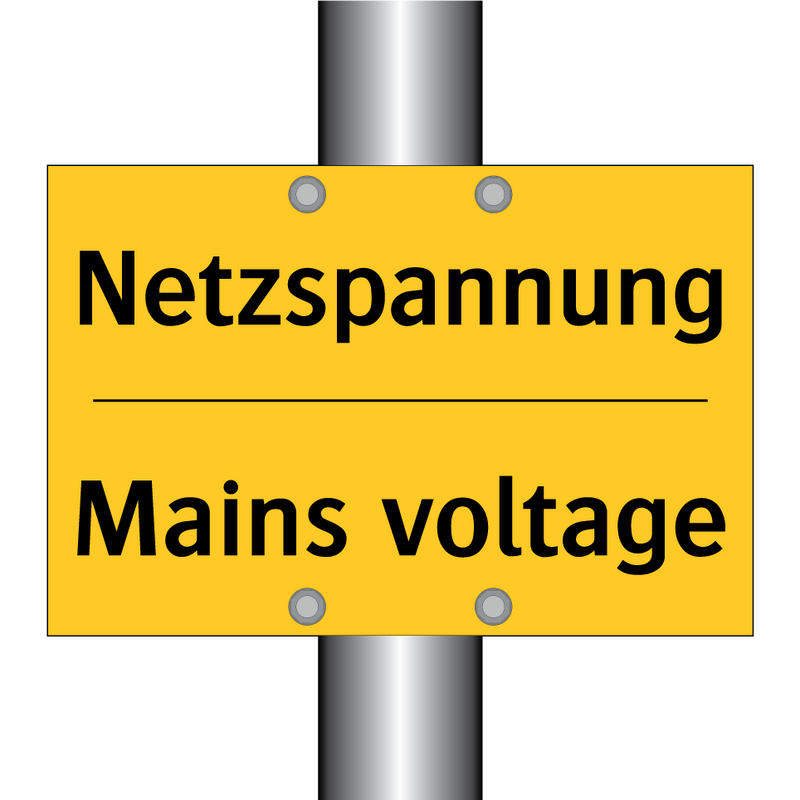 Netzspannung - Mains voltage