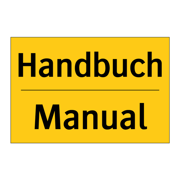 Handbuch - Manual