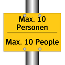 Max. 10 Personen - Max. 10 People