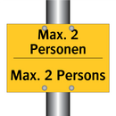 Max. 2 Personen - Max. 2 Persons