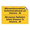 Mikrowellenstrahlung Sicherheitsabstand /.../ - Microwave Radiation Safety Distance /.../