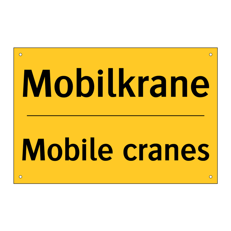 Mobilkrane - Mobile cranes