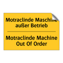 Motraclinde Maschine außer Betrieb/.../ - Motraclinde Machine Out Of Order/.../