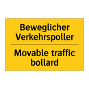 Beweglicher Verkehrspoller - Movable traffic bollard