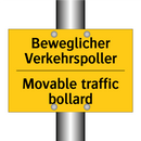 Beweglicher Verkehrspoller - Movable traffic bollard