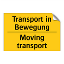 Transport in Bewegung - Moving transport