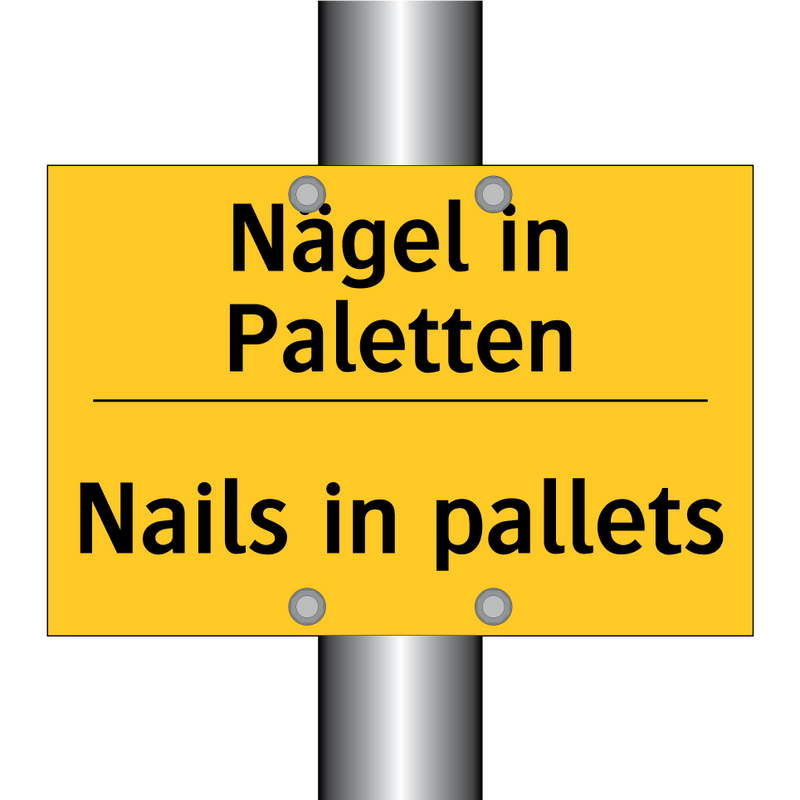 Nägel in Paletten - Nails in pallets