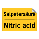 Salpetersäure - Nitric acid