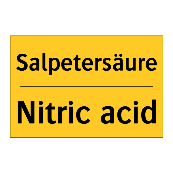 Salpetersäure - Nitric acid