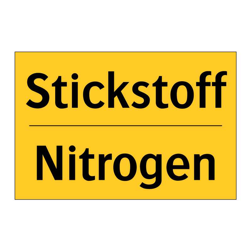Stickstoff - Nitrogen